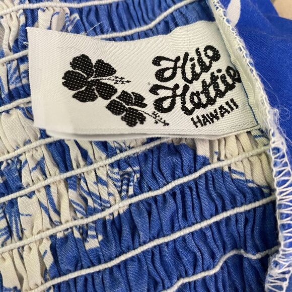 Hilo Hattie Romper Womens 10 Floral Hawaiian Adjustable Straps Built In Bra - Picture 8 of 9